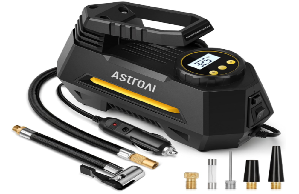 5 Best Tire Inflators and Air Compressors - AstroAI AIRUN H Tire Inflator Portable Air Compressor